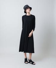 RSPGC71430 TRUNK HIROKO KOSHINO(ヒロココシノ) 【WEB/京王百貨店新宿店限定】スリーブレスジャージーワンピース/日本製/洗える ブラック