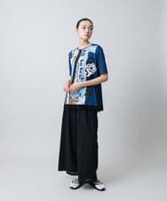 RSPGC72300 TRUNK HIROKO KOSHINO(ヒロココシノ) 【WEB/京王百貨店新宿店限定】コラージュプリントデザインプルオーバー/日本製/洗える ネイビー