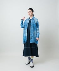 RSPGD17390 TRUNK HIROKO KOSHINO(ヒロココシノ) コットンジャージーラグランワンピース/洗える ネイビー