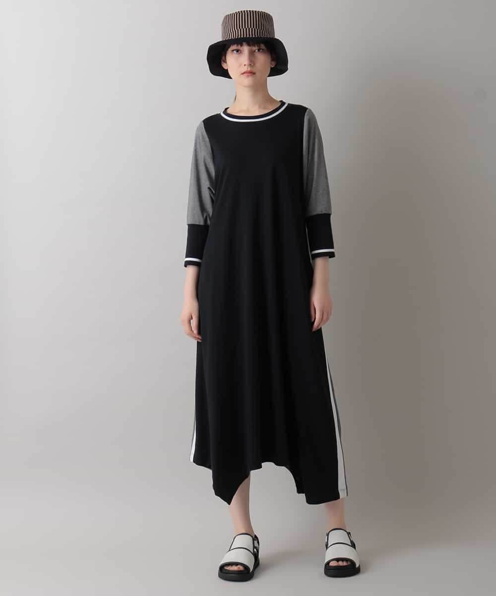 Trunk Hiroko Koshino ヒロココシノ 洗濯機で洗える 日本製 配色ラインワンピース イトキンオンラインストア Trunk Hiroko Koshino ヒロココシノ 洗濯機で洗える 日本製 配色ラインワンピース イトキンオンラインストア