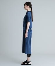 RSPGU36430 TRUNK HIROKO KOSHINO(ヒロココシノ) 【洗濯機で洗える/日本製】イラストプリントデザインワンピース ブルー