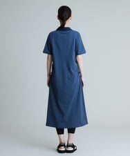 RSPGU36430 TRUNK HIROKO KOSHINO(ヒロココシノ) 【洗濯機で洗える/日本製】イラストプリントデザインワンピース ブルー