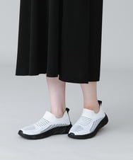 RSPGX31390 TRUNK HIROKO KOSHINO(ヒロココシノ) パイピング切り替えデザインワンピース /日本製/洗える ブラック