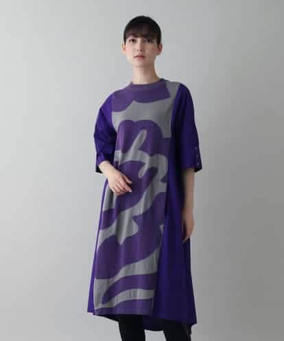 RSPIW27540 TRUNK HIROKO KOSHINO 異素材ジョイントワンピース /日本製/洗える