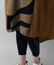 RSPIW27540 TRUNK HIROKO KOSHINO(ヒロココシノ) 異素材ジョイントワンピース /日本製/洗える ベージュ