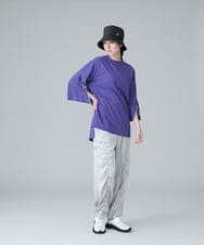 RSPIW32390 TRUNK HIROKO KOSHINO(ヒロココシノ) DRYCOOLチュニック丈プルオーバー/洗濯機で洗える ライトグレー