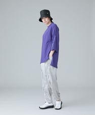 RSPIW32390 TRUNK HIROKO KOSHINO(ヒロココシノ) DRYCOOLチュニック丈プルオーバー/洗濯機で洗える ライトグレー