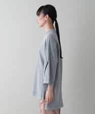 RSPIW32390 TRUNK HIROKO KOSHINO(ヒロココシノ) DRYCOOLチュニック丈プルオーバー/洗濯機で洗える ライトグレー