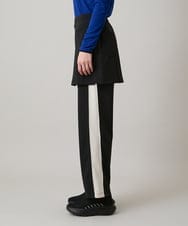 RSQAE17360 TRUNK HIROKO KOSHINO(ヒロココシノ) サイドラインレイヤードカバーパンツ/洗える ブラック