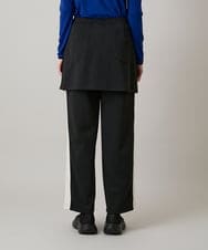 RSQAE17360 TRUNK HIROKO KOSHINO(ヒロココシノ) サイドラインレイヤードカバーパンツ/洗える ブラック