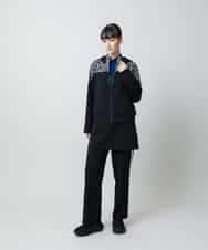 RSQAE17360 TRUNK HIROKO KOSHINO(ヒロココシノ) サイドラインレイヤードカバーパンツ/洗える ブラック