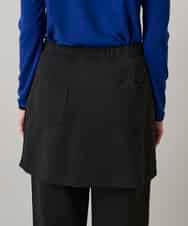 RSQAE17360 TRUNK HIROKO KOSHINO(ヒロココシノ) サイドラインレイヤードカバーパンツ/洗える ブラック