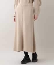 RSQAX33330 TRUNK HIROKO KOSHINO(ヒロココシノ) 【洗える】Ａラインシルエットロングスカート ベージュ