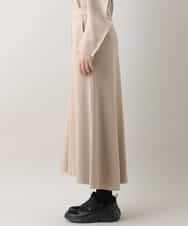 RSQAX33330 TRUNK HIROKO KOSHINO(ヒロココシノ) 【洗える】Ａラインシルエットロングスカート ベージュ