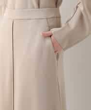 RSQAX33330 TRUNK HIROKO KOSHINO(ヒロココシノ) 【洗える】Ａラインシルエットロングスカート ベージュ