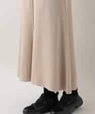 RSQAX33330 TRUNK HIROKO KOSHINO(ヒロココシノ) 【洗える】Ａラインシルエットロングスカート ベージュ
