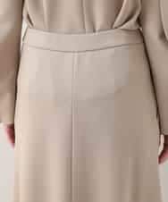 RSQAX33330 TRUNK HIROKO KOSHINO(ヒロココシノ) 【洗える】Ａラインシルエットロングスカート ベージュ