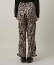 RSQCD05490 TRUNK HIROKO KOSHINO(ヒロココシノ) ハートアニマル柄プリントストレッチパンツ /洗える ベージュ