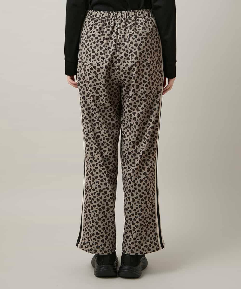 RSQCD05490 TRUNK HIROKO KOSHINO(ヒロココシノ) ハートアニマル柄プリントストレッチパンツ /洗える ベージュ