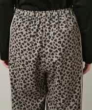 RSQCD05490 TRUNK HIROKO KOSHINO(ヒロココシノ) ハートアニマル柄プリントストレッチパンツ /洗える ベージュ