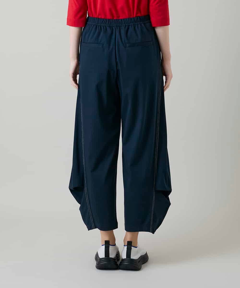 RSQGD18360 TRUNK HIROKO KOSHINO(ヒロココシノ) コットンジャージーボリュームパンツ/洗える ネイビー