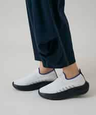 RSQGD18360 TRUNK HIROKO KOSHINO(ヒロココシノ) コットンジャージーボリュームパンツ/洗える ネイビー