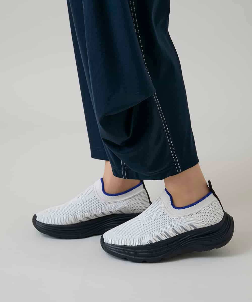 RSQGD18360 TRUNK HIROKO KOSHINO(ヒロココシノ) コットンジャージーボリュームパンツ/洗える ネイビー