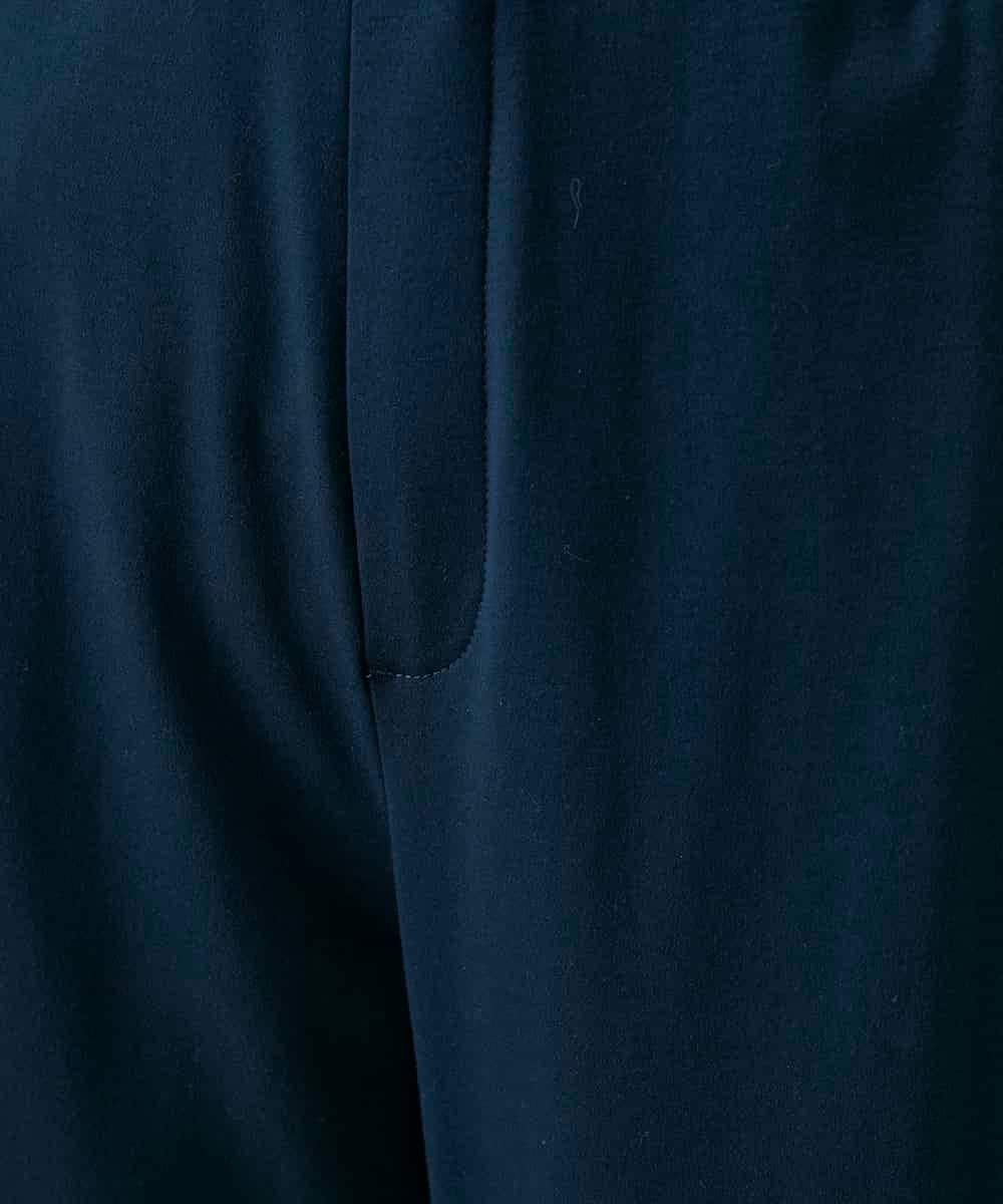 RSQGD18360 TRUNK HIROKO KOSHINO(ヒロココシノ) コットンジャージーボリュームパンツ/洗える ネイビー