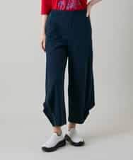 RSQGD18360 TRUNK HIROKO KOSHINO(ヒロココシノ) コットンジャージーボリュームパンツ/洗える ネイビー