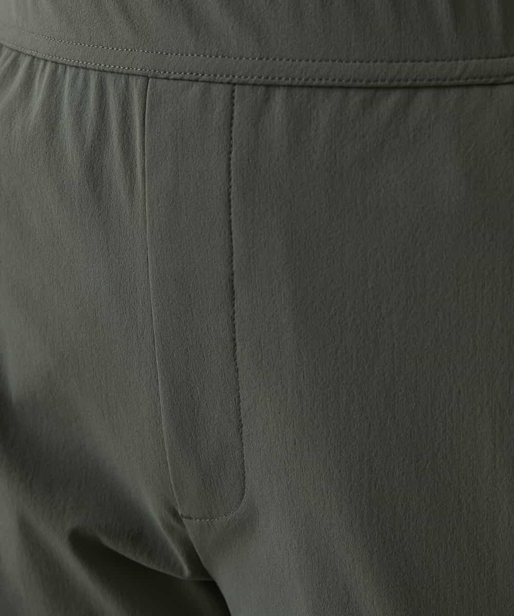 RSQHE13360 TRUNK HIROKO KOSHINO(ヒロココシノ) サイドドロストレギンスパンツ/洗える カーキ