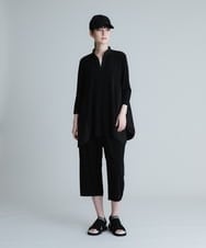 RSQHU18360 TRUNK HIROKO KOSHINO(ヒロココシノ) 【洗濯機で洗える】バルーンシルエットリラックスパンツ ブラック