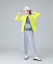 RSQIX33330 TRUNK HIROKO KOSHINO(ヒロココシノ) DRYCOOLワイドシルエットパンツ/洗濯機で洗える パープル