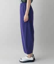 RSQIX33330 TRUNK HIROKO KOSHINO(ヒロココシノ) DRYCOOLワイドシルエットパンツ/洗濯機で洗える パープル