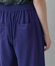 RSQIX33330 TRUNK HIROKO KOSHINO(ヒロココシノ) DRYCOOLワイドシルエットパンツ/洗濯機で洗える パープル