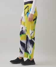 RSQJB10590 TRUNK HIROKO KOSHINO(ヒロココシノ) オリジナルプリーツストレートパンツ /洗える ダークグレー