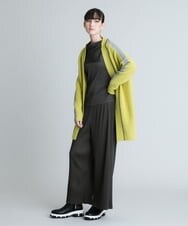 RSSAS60490 TRUNK HIROKO KOSHINO(ヒロココシノ) ミックスヤーンニットカーディガン イエロー