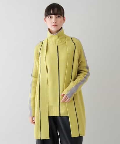 RSSAS60490 TRUNK HIROKO KOSHINO ミックスヤーンニットカーディガン