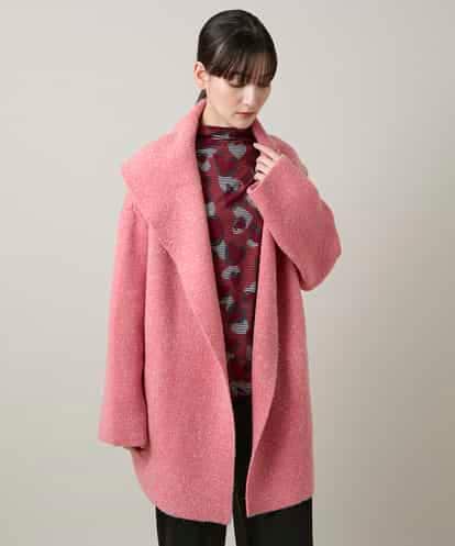 RSSCD16630 TRUNK HIROKO KOSHINO ミラノリブショールカラーコート