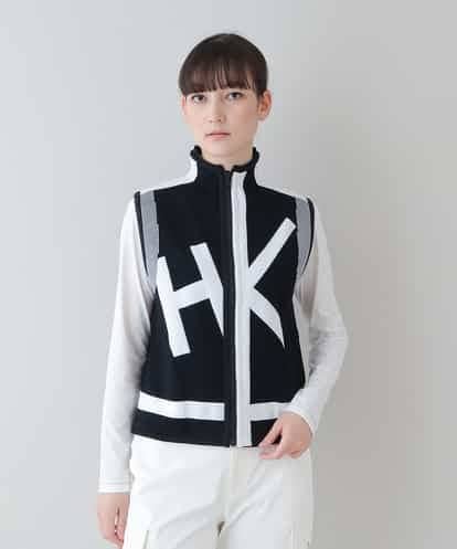 RSSFU40300 TRUNK HIROKO KOSHINO 【日本製】HKロゴジャガードニットベスト