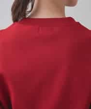 RSSJB05490 TRUNK HIROKO KOSHINO(ヒロココシノ) タックデザインボレロジャケット /洗える レッド