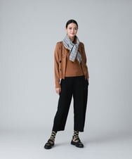 RSSJT10390 TRUNK HIROKO KOSHINO(ヒロココシノ) ジップアップニットカーディガン ベージュ