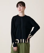 KAPITAL KOUNTRY IDG リネン 刺し子 ニット カーディガン ロゴアクセントニットカーディガン(カーディガン) | TRUNK HIROKO