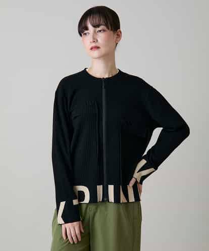 RSSLD09590 TRUNK HIROKO KOSHINO ロゴアクセントニットカーディガン
