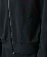 RSTAE18630 TRUNK HIROKO KOSHINO(ヒロココシノ) 小付きドットブロッキングデザインパーカー/洗える ブラック