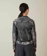 RSTFF20590 TRUNK HIROKO KOSHINO(ヒロココシノ) 【WEB/京王百貨店新宿店限定】立体ストレッチデニムジャケット /日本製/洗える ブラック