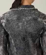 RSTFF20590 TRUNK HIROKO KOSHINO(ヒロココシノ) 【WEB/京王百貨店新宿店限定】立体ストレッチデニムジャケット /日本製/洗える ブラック