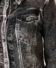 RSTFF20590 TRUNK HIROKO KOSHINO(ヒロココシノ) 【WEB/京王百貨店新宿店限定】立体ストレッチデニムジャケット /日本製/洗える ブラック