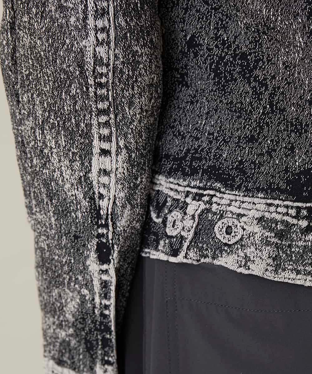 RSTFF20590 TRUNK HIROKO KOSHINO(ヒロココシノ) 【WEB/京王百貨店新宿店限定】立体ストレッチデニムジャケット /日本製/洗える ブラック