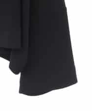 RSTGC70330 TRUNK HIROKO KOSHINO(ヒロココシノ) 【WEB/京王百貨店新宿店限定】【2WAY】ジップネックデザインショートプルオーバー/日本製/洗える ブラック