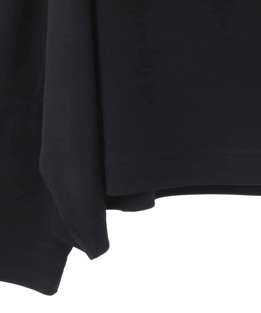 RSTGC70330 TRUNK HIROKO KOSHINO(ヒロココシノ) 【WEB/京王百貨店新宿店限定】【2WAY】ジップネックデザインショートプルオーバー/日本製/洗える ブラック